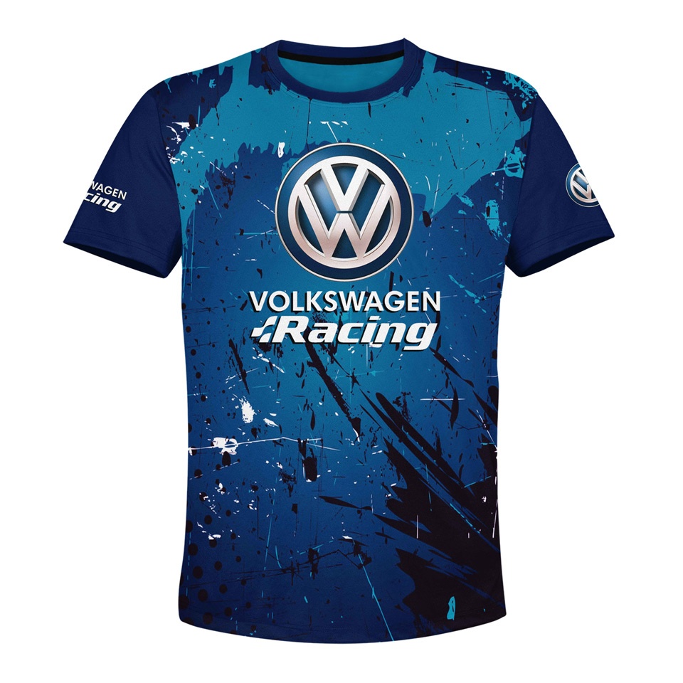 faglært Konflikt Ubetydelig VW T-shirt Racing Navy Blue | T-shirts | Clothes | X-Sticker