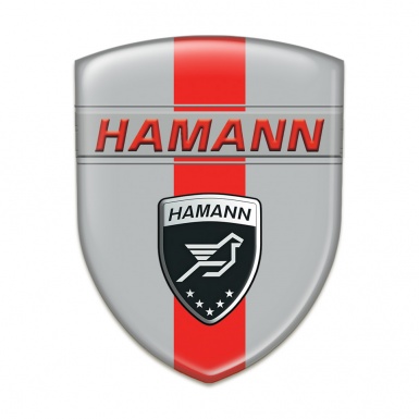 Hamann Silicone Shield Grey with Red Band and Red inscription