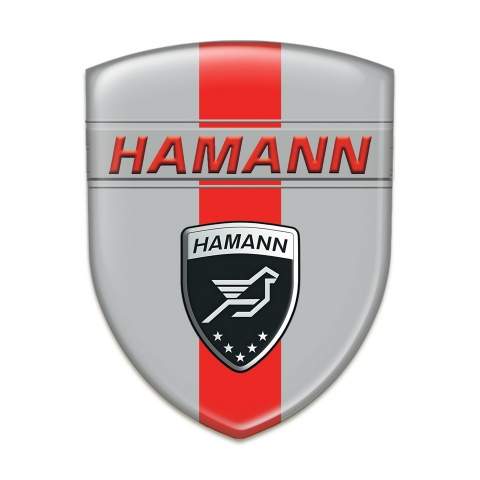 Hamann Silicone Shield Grey with Red Band and Red inscription