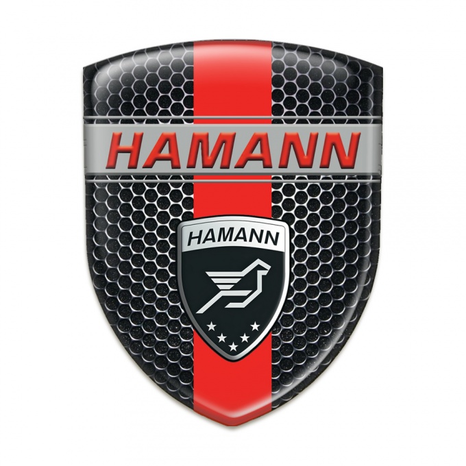 Hamann Silicone Shield Black Honeycomb and Red band Design 