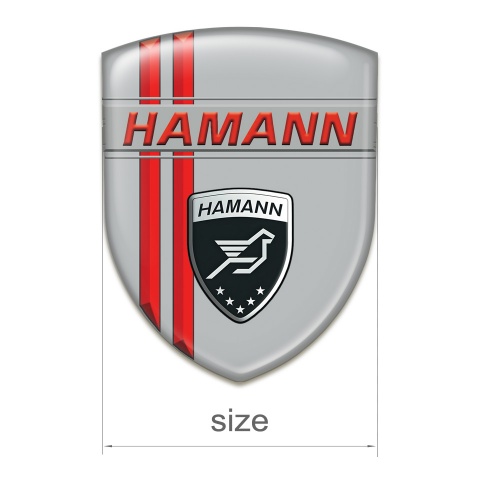 Hamann Silicone Shield grey with Red Lines Decoration 