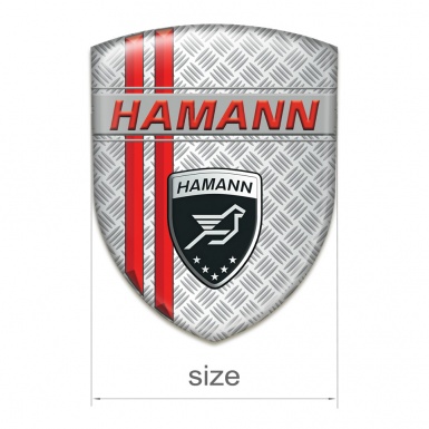Hamann Emblem Interior Mesh Effect with Red Lines Decoration 