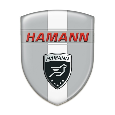 Hamann Silicone Shield Grey with White Band Decoration 