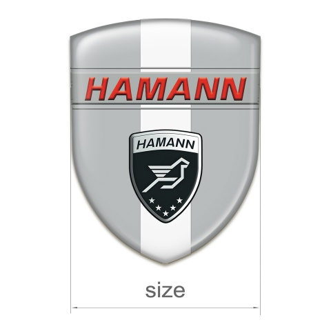 Hamann Silicone Shield Grey with White Band Decoration 
