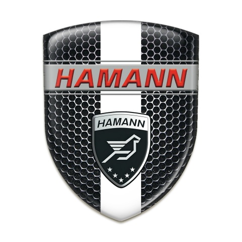 Hamann Silicone Shield Perforated Steel with White Band Decoration 