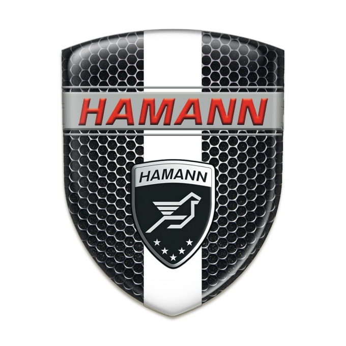 Hamann Silicone Shield Perforated Steel with White Band Decoration 