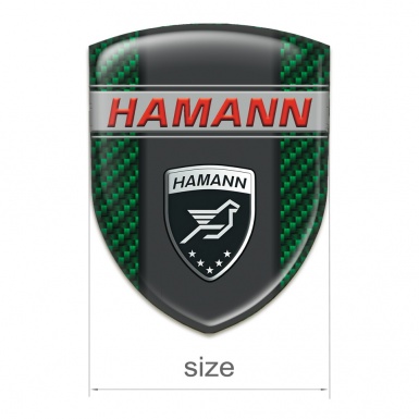 Hamann Resin Sticker Green carbon Edition 