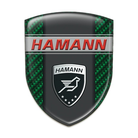Hamann Resin Sticker Green carbon Edition 