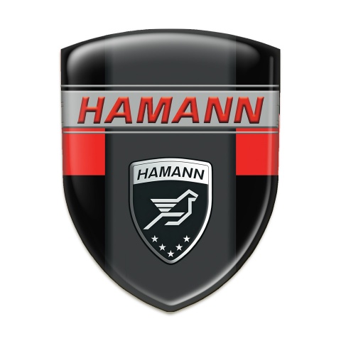 Hamann Silicone Shield Black with Red band and Dark Logo Panel 