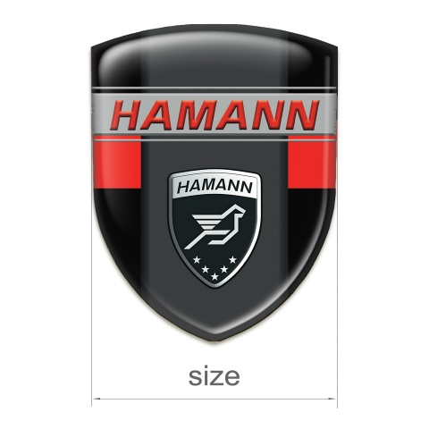 Hamann Silicone Shield Black with Red band and Dark Logo Panel 