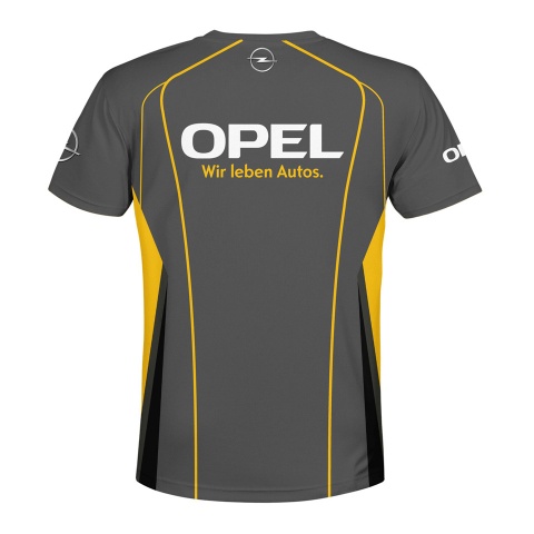 Opel T-shirt Wir Leben Autos Grey