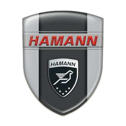 Hamann Tuning Emblem Grey with Dark Logo Panel 