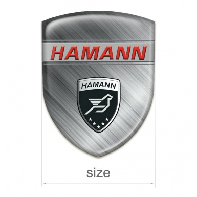 Hamann 3D Gel Emblem Polished Metal Effectt Variant 