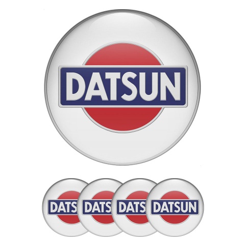Datsun Emblem Logo Stickers Center Cap White background