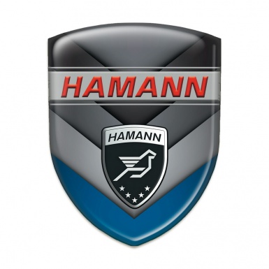 Hamann Silicone Car Decal Badge Multicolor V Shape Details 
