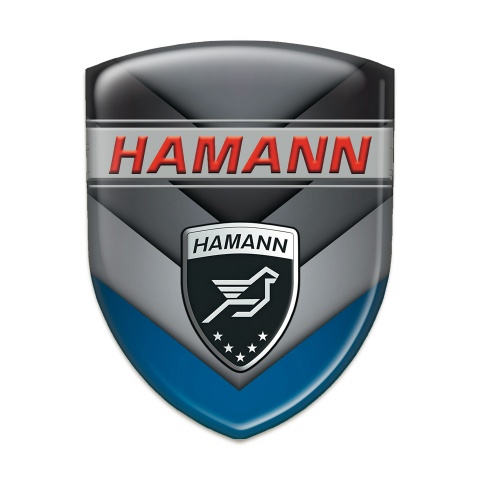 Hamann Silicone Car Decal Badge Multicolor V Shape Details 
