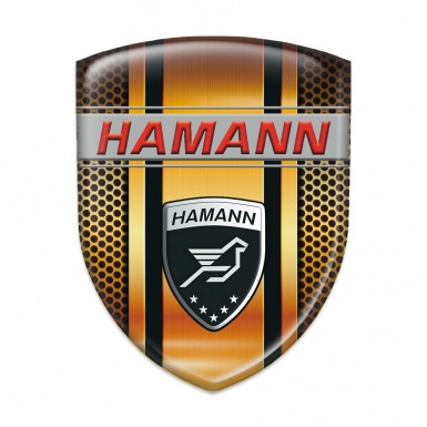 Hamann Emblem Badge Logo Stylish Copper Design 