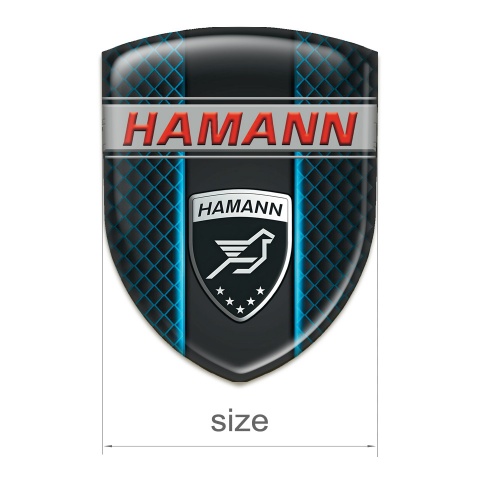 Hamann Self Adhesive Emblem Logo Neon Stylish Design 