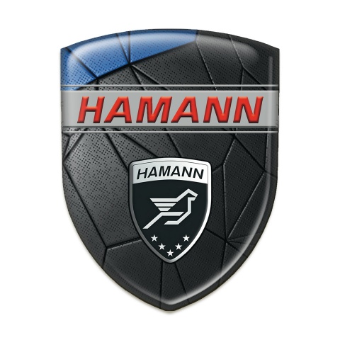 Hamann Silicone Emblem Blue Black Mosaic Variant 