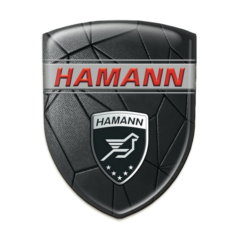 Hamann Resin Sticker Black Mosaic Variant 