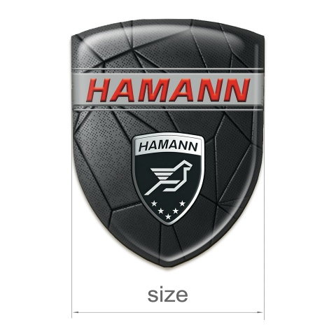 Hamann Resin Sticker Black Mosaic Variant 