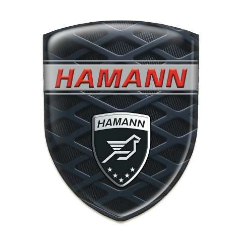 Hamann 3D Gel Emblem Large Grid Design 