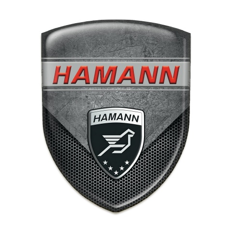 Hamann Emblem Badge Logo Scratched Plate variant 