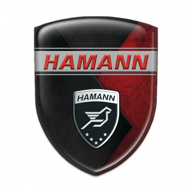 Hamann Logo Emblem Mixed Black Red Textur Variant 