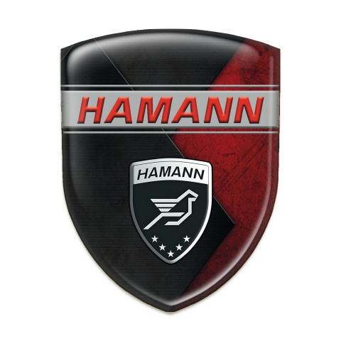 Hamann Logo Emblem Mixed Black Red Textur Variant 