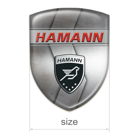 Hamann Resin Sticker Metal S Shape Variant 