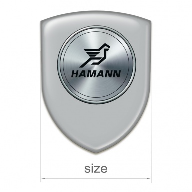 Hamann Tuning Badge Grey Base Round Logo 