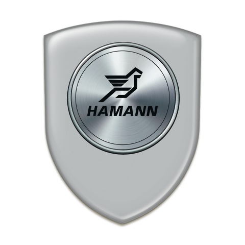 Hamann Tuning Badge Grey Base Round Logo 