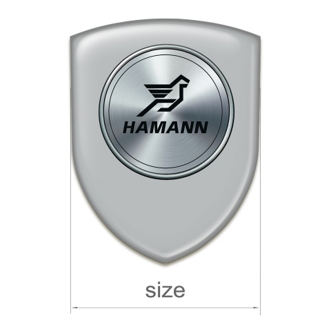 Hamann Tuning Badge Grey Base Round Logo 