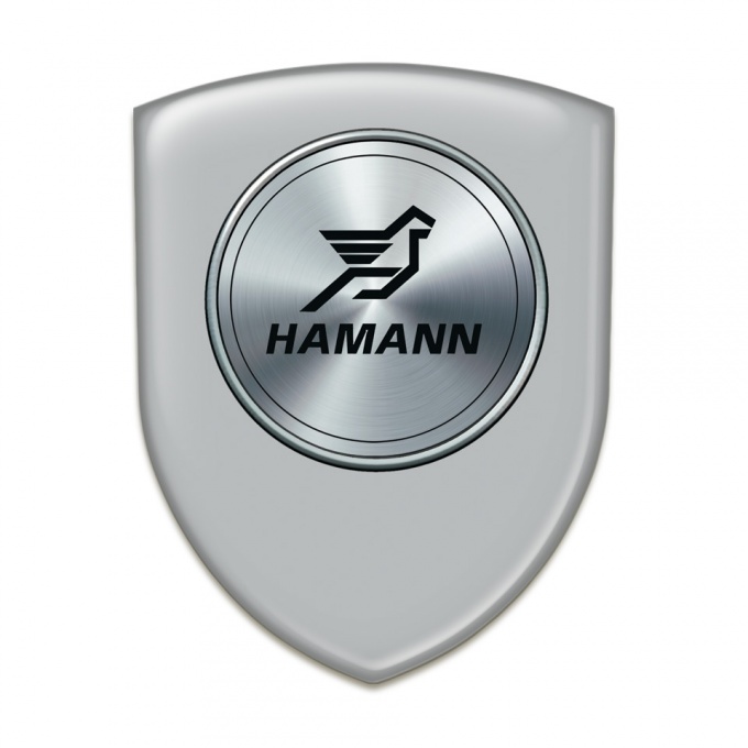 Hamann Tuning Badge Grey Base Round Logo 