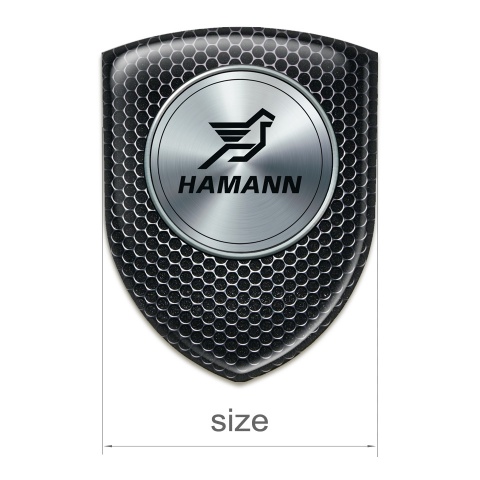 Hamann Silicone Shield Perforated Steel with Round Logo 