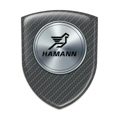 Hamann Logo Emblem Carbon Print Round Logo 