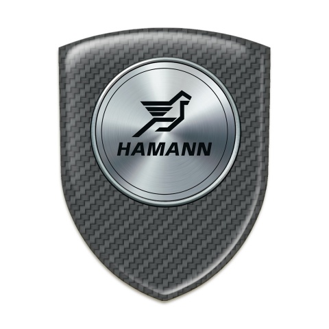 Hamann Logo Emblem Carbon Print Round Logo 