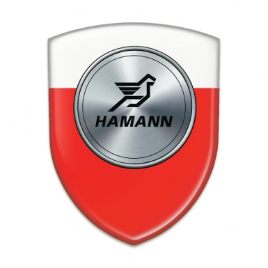 Hamann Self Adhesive Car logo Emblem Red White Print 