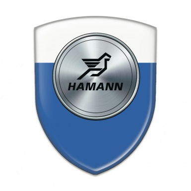 Hamann Car Interior Badge Blue white Print 