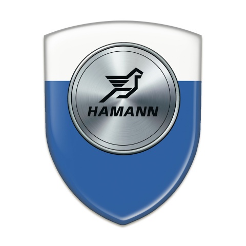 Hamann Car Interior Badge Blue white Print 