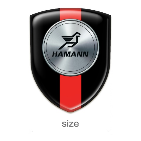 Hamann Silicone Shield Black with Red Ribbon Print 