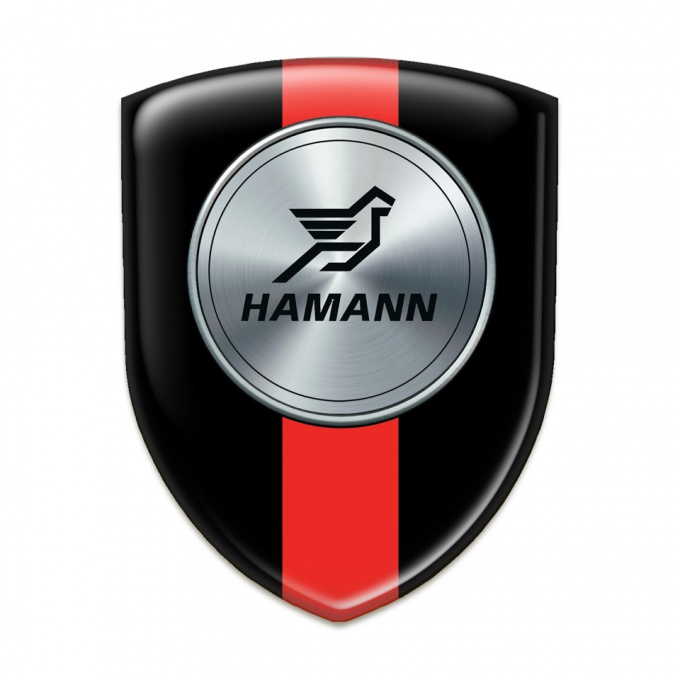 Hamann Silicone Shield Black with Red Ribbon Print 
