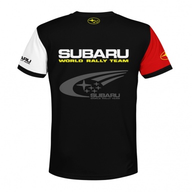 Subaru T-shirt World Rally Team Black