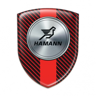 Hamann Auto Emblem Red Carbon with Red Band print 