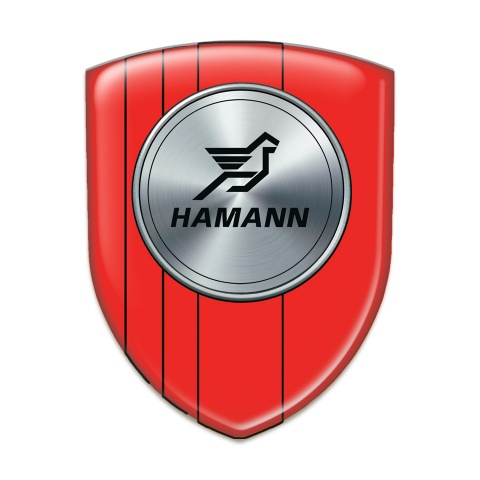 Hamann Domed Emblem Red Design Version 