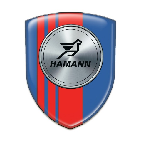 Hamann Silicone Emblem Blue with Red tapes Version 