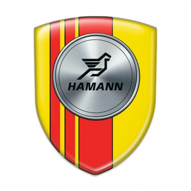 Hamann Resin Sticker Yellow with Red Tapes Version 