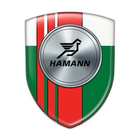 Hamann Emblem Exterior Green White with Red Tapes version 