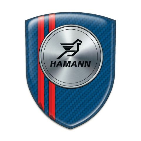 Hamann Emblem Exterior Navy Blue Carbon wthh Red Lines Version 