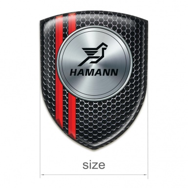 Hamann Silicone Shield Perforated Steel with Red Lines Version 